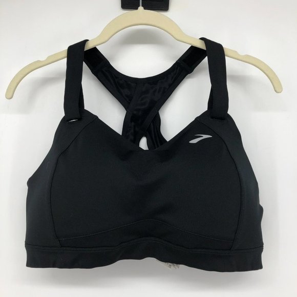 Brooks Running Black High Impact Sports Bra 36DD adjustable straps - Picture 14 of 14